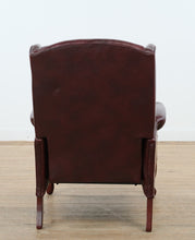 Load image into Gallery viewer, Alsace Burgundy Leather Wingback Recliner by Lane Furniture