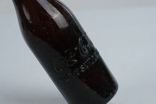 Load image into Gallery viewer, Antique Coca Cola Amber Glass Bottle Huntsville Alabama Embossed 7 Inch
