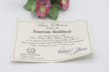 Load image into Gallery viewer, Lenox American Goldfinch Garden Bird Sculpture Fine Porcelain With Certificate