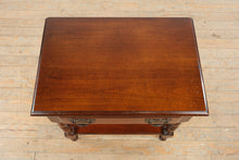 Load image into Gallery viewer, Vintage American Drew Traditional One Drawer Side Table with Turned Legs