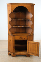 Load image into Gallery viewer, Drexel American Traditional Pine Corner Cabinet Tall Storage Display Unit