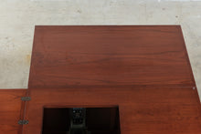 Load image into Gallery viewer, Amish Made Cherry Sewing Machine Cabinet with Fold Out Work Surface - Online Only