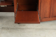 Load image into Gallery viewer, Amish Made Cherry Sewing Machine Cabinet with Fold Out Work Surface - Online Only