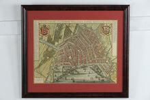 Load image into Gallery viewer, Antique Style Map of Amsterdam Framed Decorative Wall Art After Blaeu