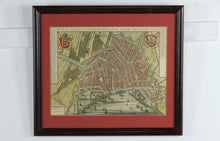 Load image into Gallery viewer, Antique Style Map of Amsterdam Framed Decorative Wall Art After Blaeu