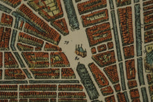 Load image into Gallery viewer, Antique Style Map of Amsterdam Framed Decorative Wall Art After Blaeu
