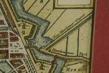 Load image into Gallery viewer, Antique Style Map of Amsterdam Framed Decorative Wall Art After Blaeu