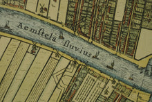 Load image into Gallery viewer, Antique Style Map of Amsterdam Framed Decorative Wall Art After Blaeu