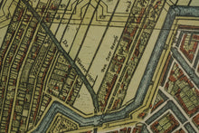 Load image into Gallery viewer, Antique Style Map of Amsterdam Framed Decorative Wall Art After Blaeu