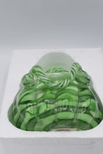 Load image into Gallery viewer, Block Crystal Angelina Green Glass Handbag Vase With Box