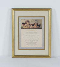 Load image into Gallery viewer, “Angels II” Framed Inspirational Art Print – 11" x 14" Gold Frame