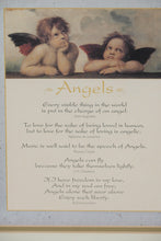 Load image into Gallery viewer, “Angels II” Framed Inspirational Art Print – 11" x 14" Gold Frame
