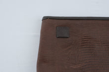 Load image into Gallery viewer, Vintage Anne Klein for Calderon Brown Lizard Embossed Shoulder Bag