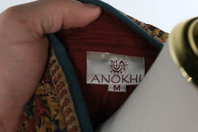 Load image into Gallery viewer, Vintage Anokhi India Quilted Block Print Cotton Long Jacket Coat Size M