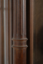 Load image into Gallery viewer, Antique German Vienna-Regulator Style Wall Clock – Biano Genève Dial, Carved Walnut Case