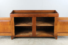 Load image into Gallery viewer, Antique Primitive Pine Dry Sink Cabinet Two Door Cupboard Server