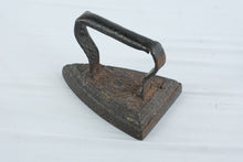 Load image into Gallery viewer, Antique Cast Iron Sad Iron Flat Iron Primitive Laundry Tool Doorstop Decor