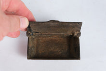 Load image into Gallery viewer, Antique 1864 Cast Iron Self-Closing Wall Match Safe – D.M. & Co.