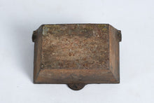 Load image into Gallery viewer, Antique 1864 Cast Iron Self-Closing Wall Match Safe – D.M. & Co.
