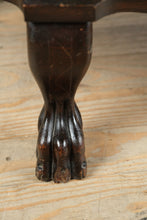 Load image into Gallery viewer, Antique Oak Bow Front China Cabinet with Ball & Claw Feet (c. 1890–1915)