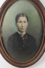 Load image into Gallery viewer, Antique Priest Photograph in a Convex Frame