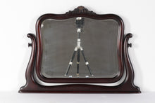 Load image into Gallery viewer, Antique Tilting Mirror on Stand