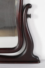 Load image into Gallery viewer, Antique Tilting Mirror on Stand