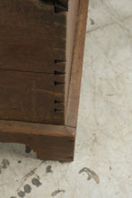 Load image into Gallery viewer, Antique Dovetailed Wood Blanket Chest Trunk