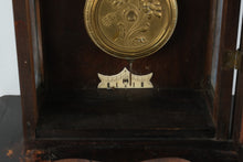 Load image into Gallery viewer, Antique European Wall Clock – Ornate Carved Wood Regulator with Brass Dial & Pendulum – 39" Tall