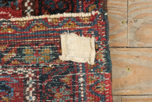 Load image into Gallery viewer, Antique Persian Runner Rug 25x68 Red Blue Tribal Medallion Wool