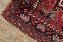 Load image into Gallery viewer, Antique Persian Runner Rug 25x68 Red Blue Tribal Medallion Wool
