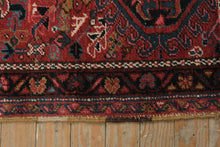Load image into Gallery viewer, Antique Persian Runner Rug 25x68 Red Blue Tribal Medallion Wool