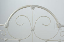 Load image into Gallery viewer, Antique White Wrought Iron Bed – Twin Size