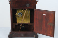 Load image into Gallery viewer, Antique German Junghans Westminster Chime Mantel Clock Wood Case 17 Inch Working