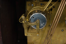 Load image into Gallery viewer, Antique German Junghans Westminster Chime Mantel Clock Wood Case 17 Inch Working