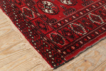 Load image into Gallery viewer, Antique Red Persian Rug w/ Center Medallions - 5'2" x 3'8"