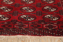 Load image into Gallery viewer, Antique Red Persian Rug w/ Center Medallions - 5'2" x 3'8"