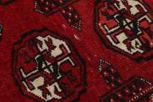 Load image into Gallery viewer, Antique Red Persian Rug w/ Center Medallions - 5'2" x 3'8"