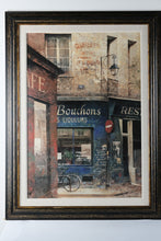 Load image into Gallery viewer, Chiu Tak Hak Paris Streetscape Framed Wall Art Prints Set of 2 Antoinette Bouchons
