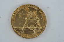 Load image into Gallery viewer, Apollo 11 Commemorative Coin Armstrong Collins Aldrin Moon Landing Token