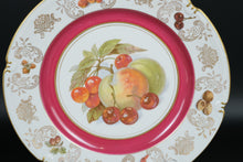 Load image into Gallery viewer, Winterling Apple & Cherry Decorative Plate – Gold Trim, 10" – Gold Rim, Mix & Match Set