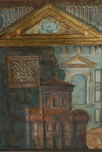 Load image into Gallery viewer, "Classical Roman Architecture Collage – Framed Print"