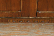 Load image into Gallery viewer, Antique Flame Mahogany Gentleman’s Wardrobe Armoire with Drawers and Interior Storage