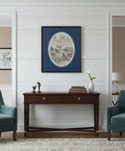 Load image into Gallery viewer, Louis Icart “The Bird Seller” Framed Art Deco Print – Romantic French Vintage