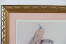 Load image into Gallery viewer, Louis Icart “Woman with Peacock” Framed Art Deco Print – Elegant 1925 Paris Edition