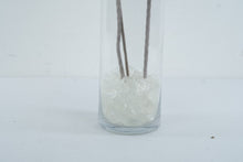 Load image into Gallery viewer, Tall Artificial Burgundy Floral Arrangement Pink Protea Flowers Glass Vase Centerpiece