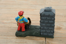 Load image into Gallery viewer, Cast Iron Artillery Mechanical Coin Bank Cannon Scene