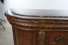 Load image into Gallery viewer, Ashley Furniture North Shore Millennium Marble Top Home Bar – Carved Wood – 68 Inches