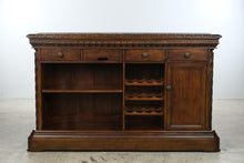 Load image into Gallery viewer, Ashley Furniture North Shore Millennium Marble Top Home Bar – Carved Wood – 68 Inches