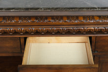 Load image into Gallery viewer, Ashley Furniture North Shore Millennium Marble Top Home Bar – Carved Wood – 68 Inches